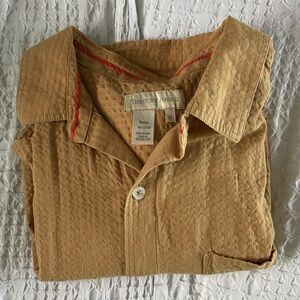 Territory ahead Lightweight Mustard Button-Up Shirt